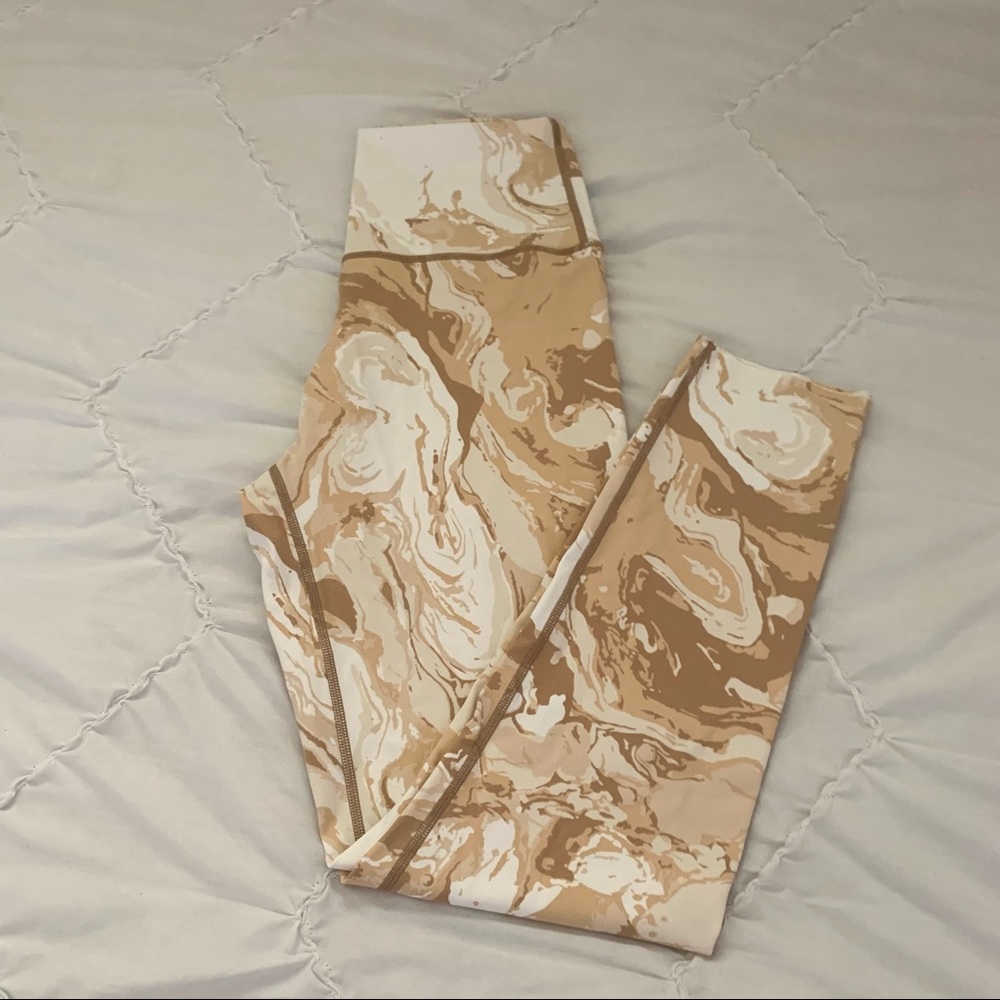 Aerie Offline Goals High Waisted Marble Leggings
